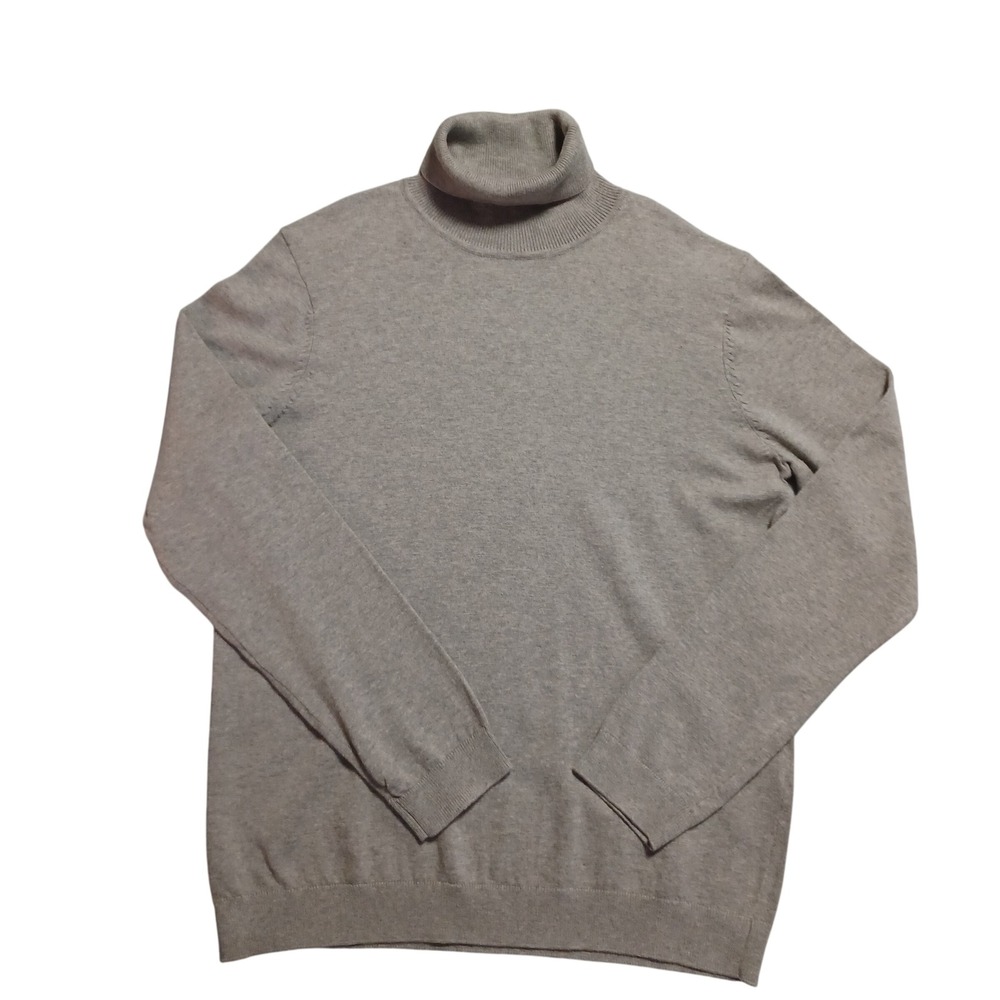 Zara Girls Grey Turtleneck Sweater Size 11-12 Years CM 152β Heathered Knit